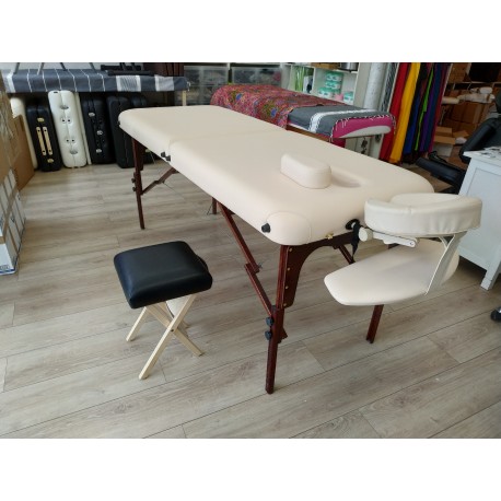 Table de Massage Confort Pro Wengé - Photo réelle