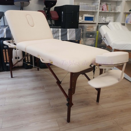 Table de Massage Confort PRO Wengé avec Dossier 76 cm - 10