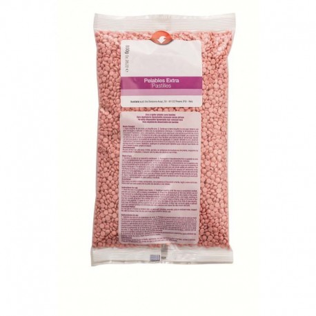 Cire épilatoire Pelable en Pastilles Miel / Talc Rose / Chlorophylle - 2