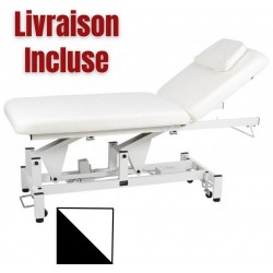 Table médicale 1 moteur 2 plans structure métallique + Livraison OFFERTE