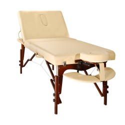 Table de Massage Confort PRO Wengé avec Dossier 76 cm - 1