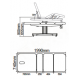 Table de massage électrique MICA – 3 moteurs, Sans chauffage, 199×74 cm