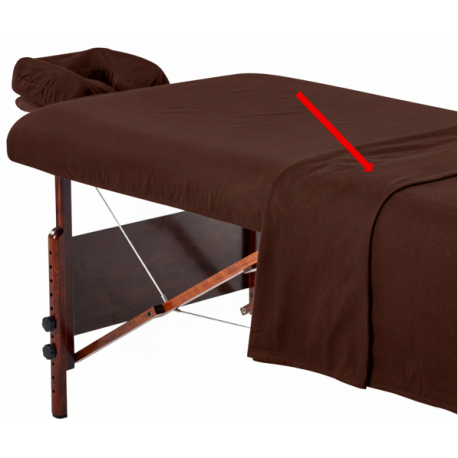 Drap Plat en Coton Flanelle