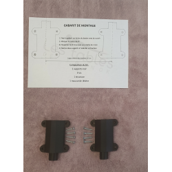 Supports universels pour fixation têtière de table de massage