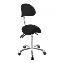 Tabouret Ergonomique Selle de Cheval avec Dossier